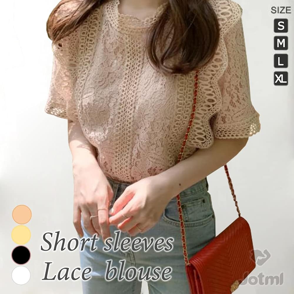 極美品 シャネル レース 半袖 ブラウス ライトブルー 42 レディース 極美品 シャネル レース 半袖 ブラウス ライトブルー 42